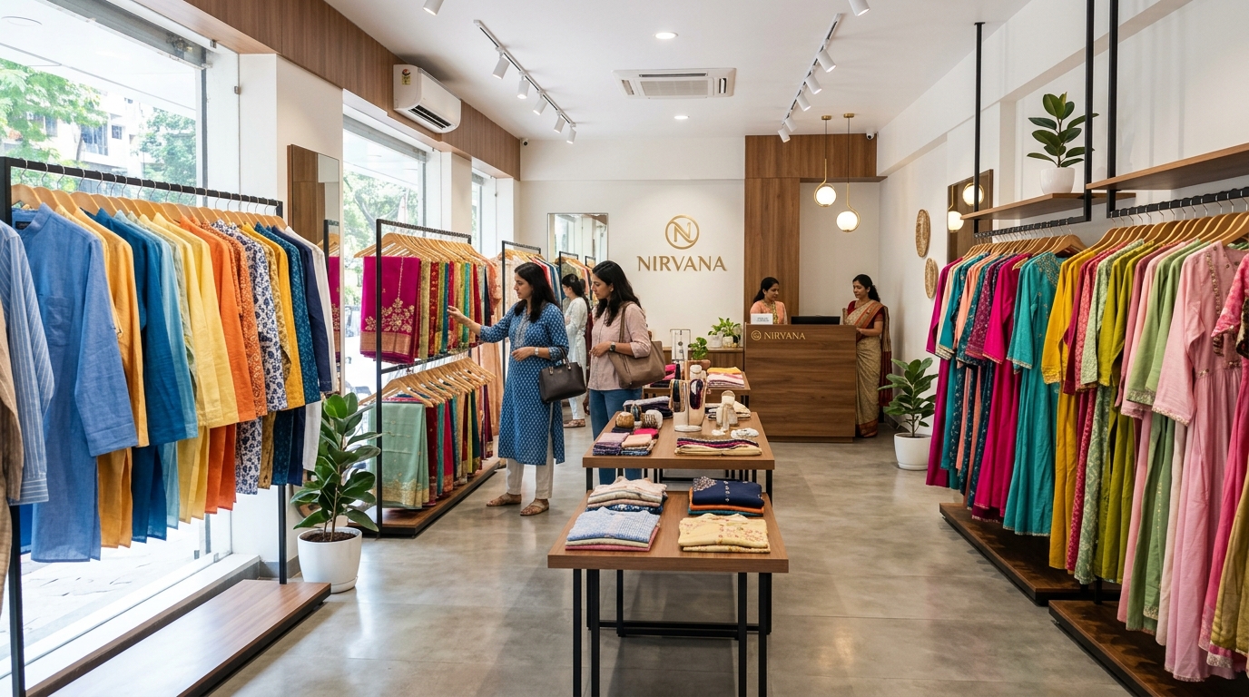 Kalpana Garments Boutique & Studio Display